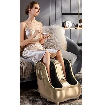 Массажер для ног Benbo AM-520-LUX (вибрация, компрессия, подогрев) Черный Винница - изображение 9