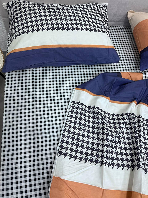 Ecotton Комплект постільної білизни Ecotton полуторний 150х215 см синій (21215АВ) Коломыя - изображение 7