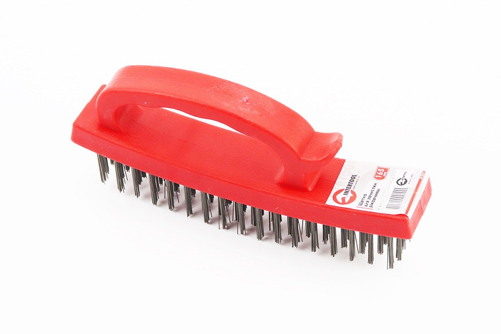 Щітка зачисна ручна 4-x рядна корпус із пластмаси BT-0010 Київ - фото 1