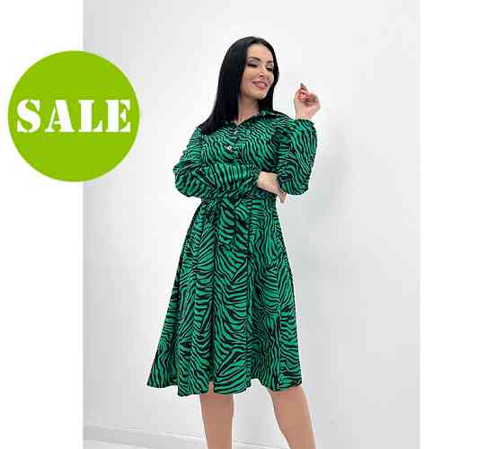 Повсякденна сукня міді "Kate" оптом | Батал | Разпродаж моделі Київ