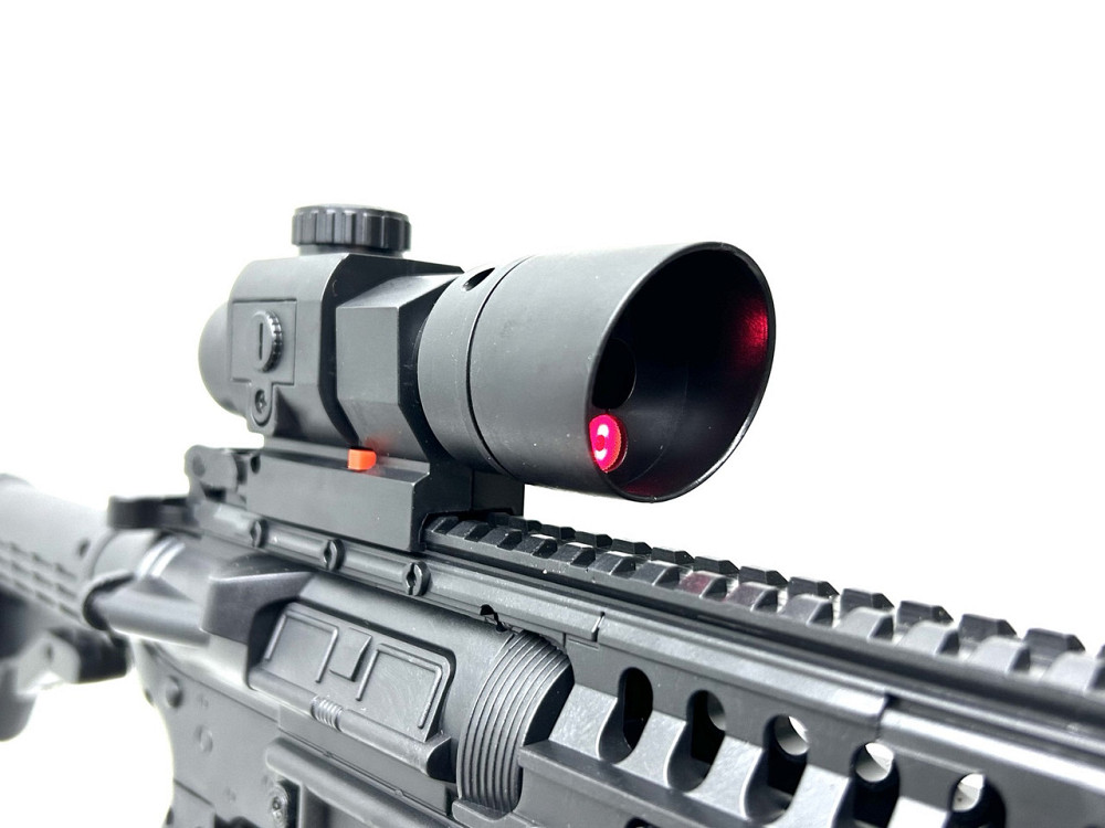 Автомат із кульками лазер ліхтарик батарейки Чорний (0902C) Чернігів - фото 5