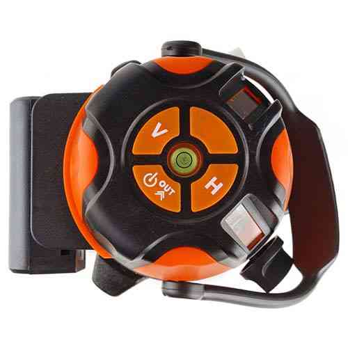 Лазерний рівень Rebiner RLE-5D (5 променів, зелений діод, акумулятори в комплекті) — Гарантія 36 міс, Литва Львів