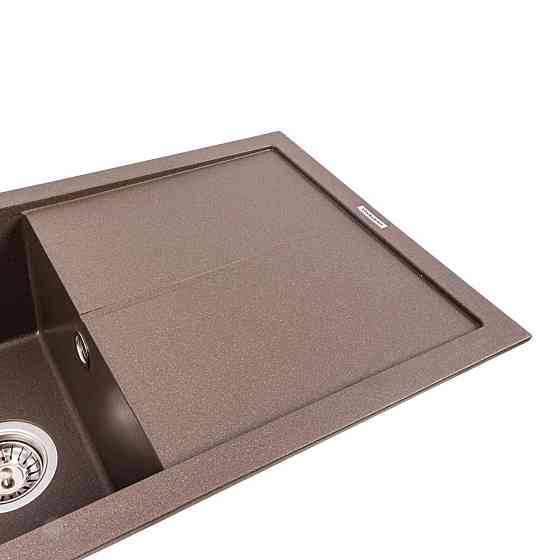 VALESO Гранітна мийка для кухні VALESO SOLID 7843 матова Темна скеля Коломия