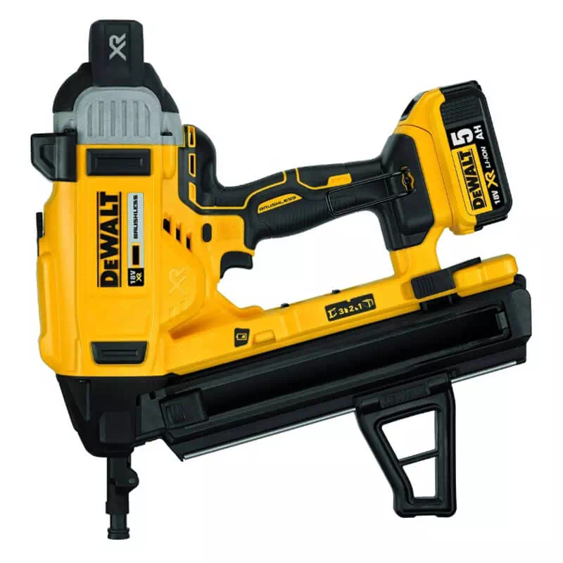 Степлер цвяхозабивний по бетону акумуляторний безщітковий DeWALT DCN890P2 : 18V, акум 5 Ач - 2 шт + зарядне Київ - фото 2