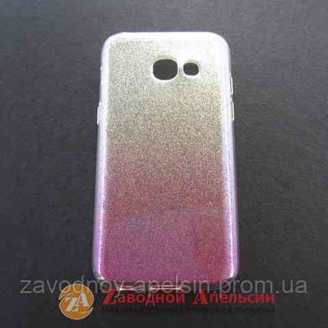 Samsung A3 2017 A320 чехол Rainbow блестки Одесса