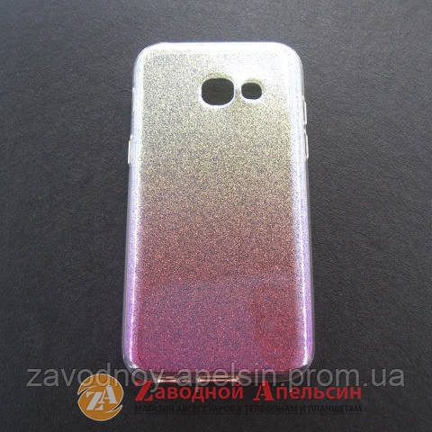 Samsung A3 2017 A320 чехол Rainbow блестки Одесса - изображение 1