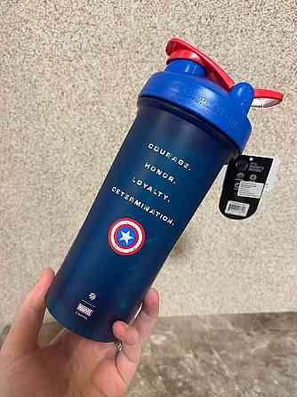 Шейкер спортивний BlenderBottle Classic Loop PRO 28oz/820ml Marvel Capitan Amerika (600557) Кам'янське
