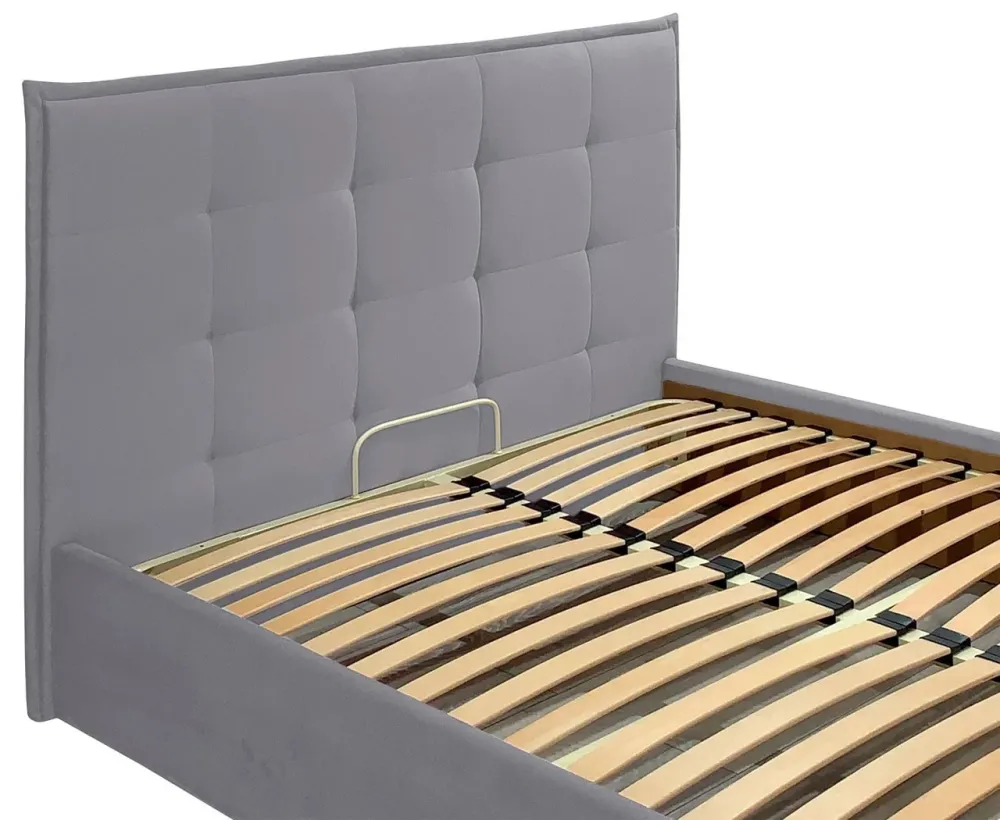 Кровать Двуспальная Moniсa Comfort 160 х 200 см Rosto 93 С подъемным механизмом и нишей для белья Серый Киев - изображение 3