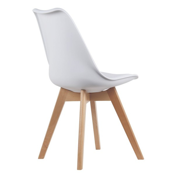 Стілець Тор м'який обідній білий Дніпро - фото 2