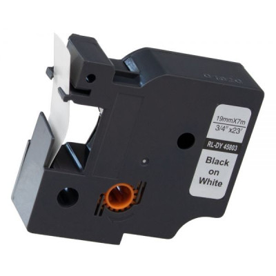 Лента для принтера этикеток UKRMARK RL-D-45803P-BK/WT, аналог DYMO S0720830, 19мм х 7м. (900304) Винница - изображение 1