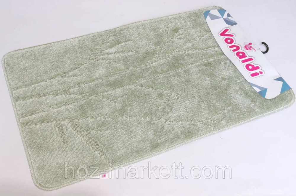 Килимки для ванної світло - зеленого кольору виробництва Туреччина 80 х 50 см Харків - фото 1