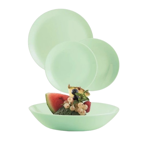 Сервіз столовий Diwali Paradise 18 предметів зелений Luminarc Житомир - изображение 2