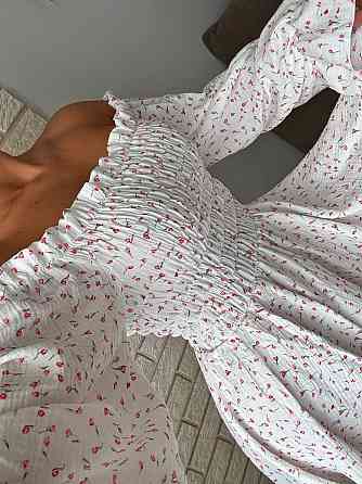 Жіноча романтична легка сукня з натуральної тканини муслін 100% бавовна Одеса