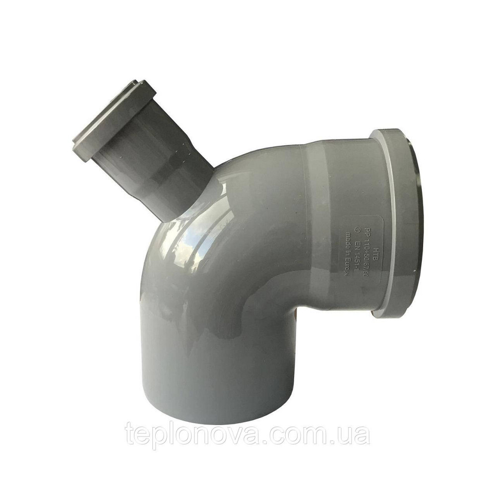 Колено VSplast 110x90° з вiдводом 50х67° Черновцы - изображение 2