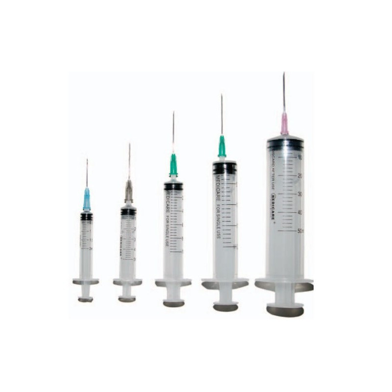 Шприц одноразовий 5 мл 3-х комп. (0'7*38мм) Вінниця - фото 1