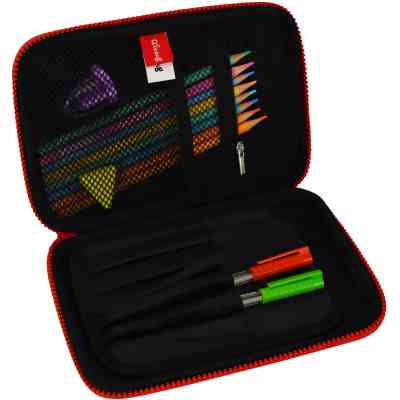 Пенал Cool For School с тиснением 1 отделение Черный (QT-5669-Black) Винница