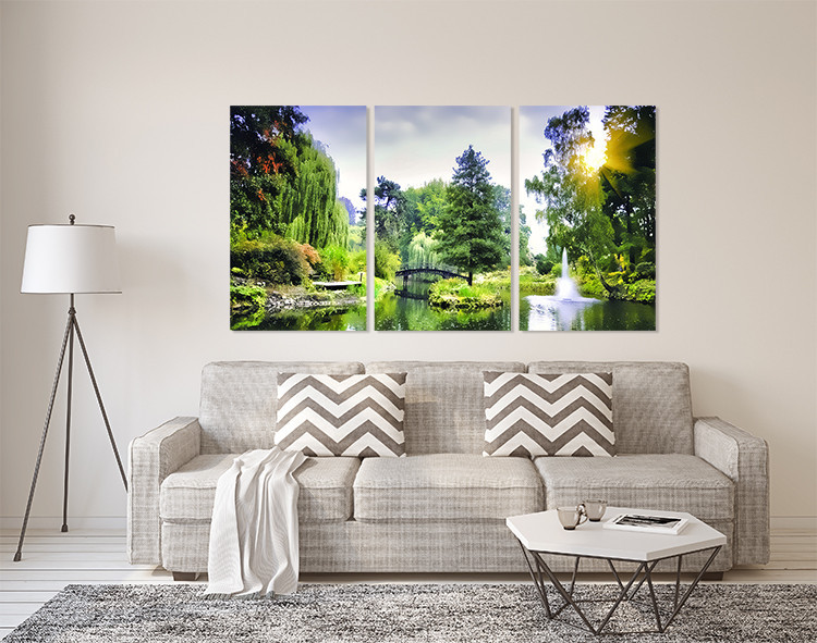 Модульная картина в гостиную / спальню  Парк     ART-286_3A Киев - изображение 2