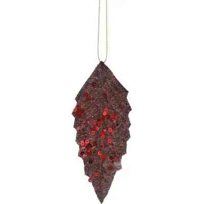 Ялинкова іграшка House Of Seasons Червоний лист 6 шт (8718861667004) Вінниця