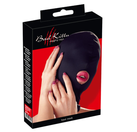 Маска з отвором для рота Head Mask Bad Kitty Sex Aura Київ