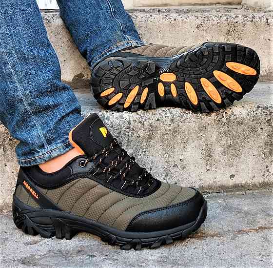 Кросівки MERRELL ТЕРМО Gore-Tex Чоловічі Хакі Мерелл Гортекс (розміри: 41,42,43,44,45,46) Відео Огляд Дніпро