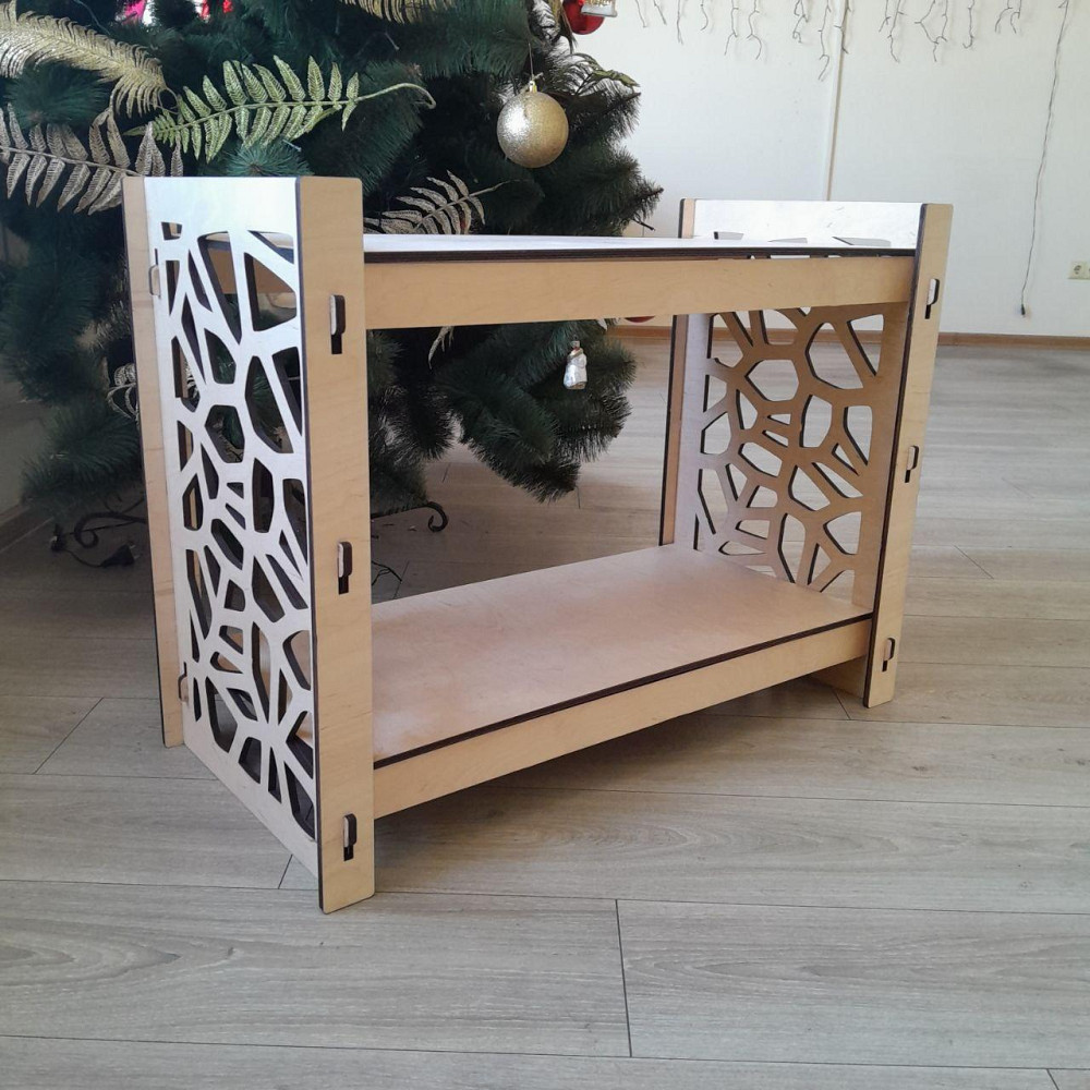 Стелаж з фанери EKOSTAR 2 полки 600х750х365 Київ - фото 4