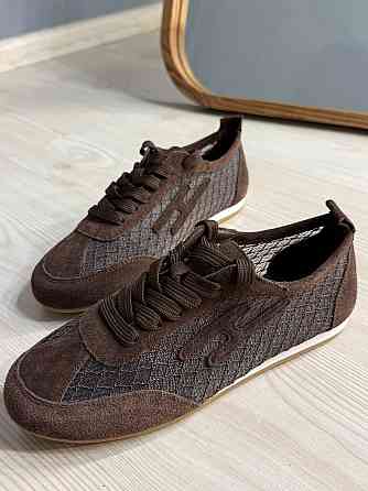 Кроссовки женские Meideli 880-9 замшевые с сеткой сникерсы коричневые, 40, 25 см Киев