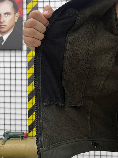 Тактична військова куртка армійська софтшелл весна-осінь softshell хакі 68 Одеса - фото 7