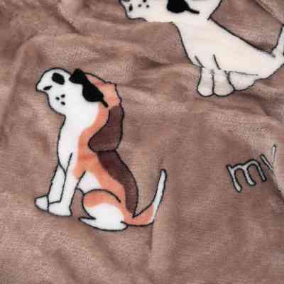 Плед Ardesto Flannel 100% полиэстер, собачки в очках 160х200 см (ART0129PB) Вінниця