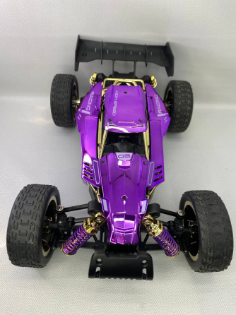 Б/В Радіокерована машинка DEERC SL-430A Monster Truck 1:14, швидкісний позашляховик 4WD, фіолетова, 40 хв гри Київ