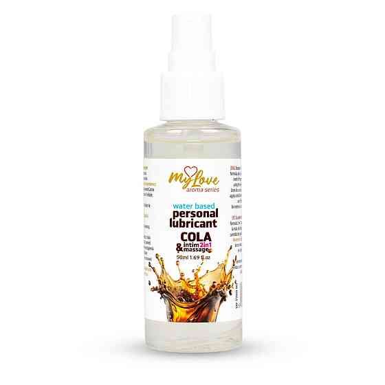 2в1 лубрикант та масажний гель - MyLove Aroma Series Intim&Massage Cola, 50 мл Sex Aura Київ