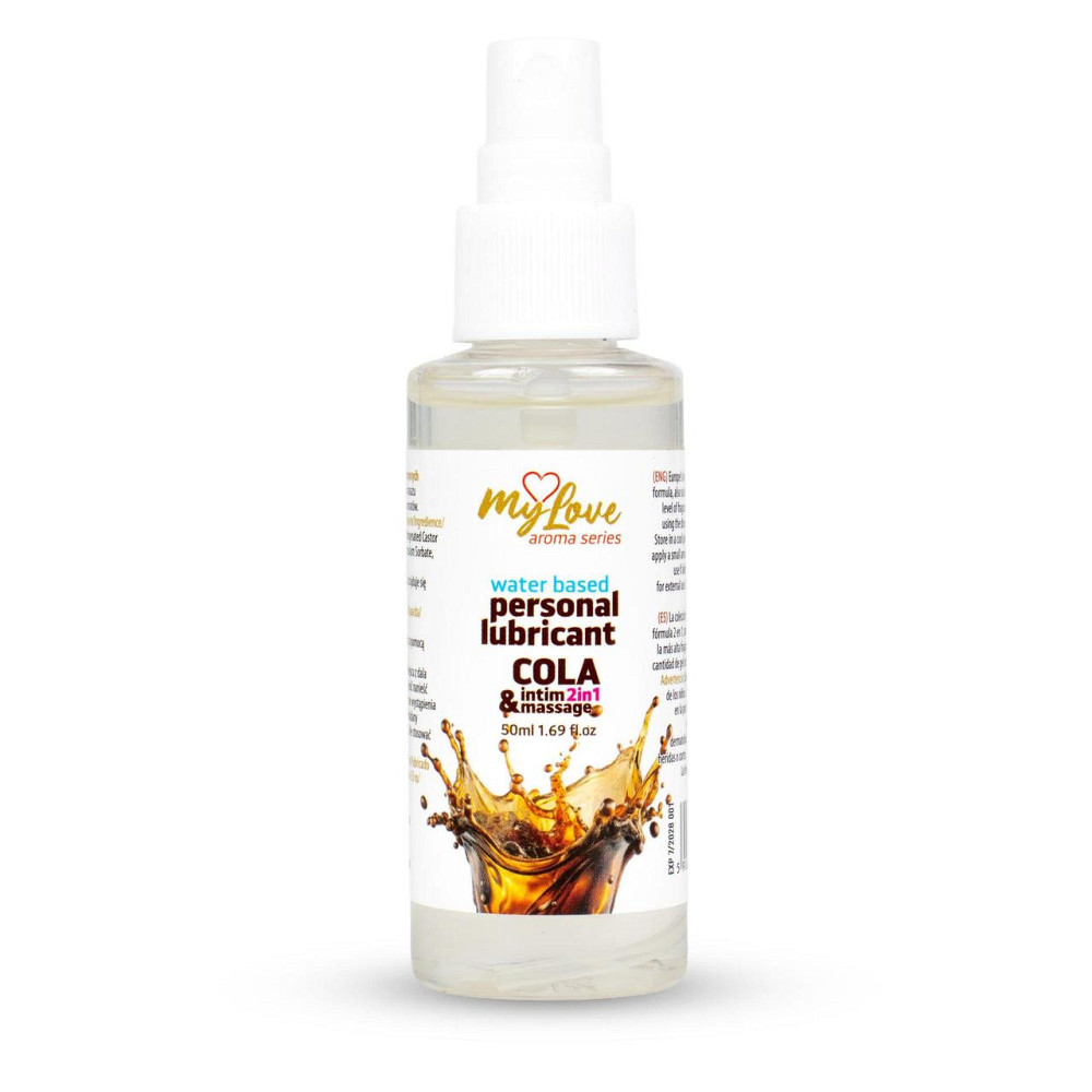 2в1 лубрикант та масажний гель - MyLove Aroma Series Intim&Massage Cola, 50 мл Sex Aura Київ - фото 1