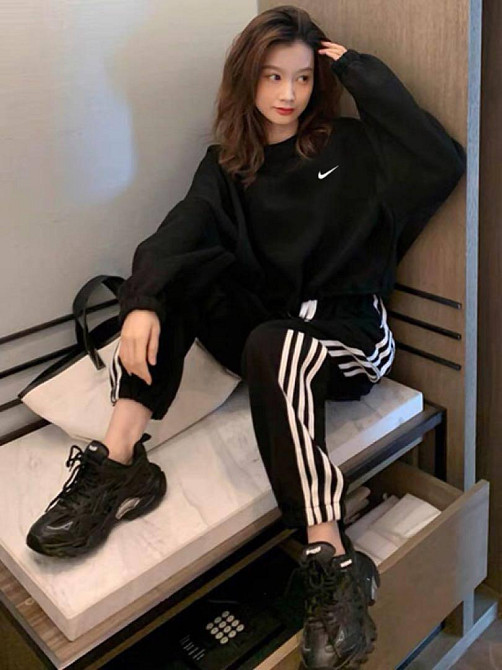 Женский стильный повседневный костюм двойка двухнитка Одесса - изображение 1