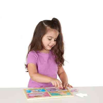 Пазл Melissa&Doug деревянные в футляре "Маленькие принцессы" (MD31365) Винница