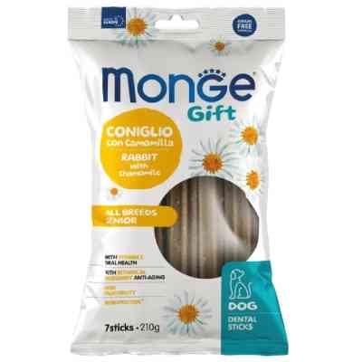 Лакомство для собак Monge Gift Dog All breeds кролик с ромашкой 210 г (8009470085595) Винница