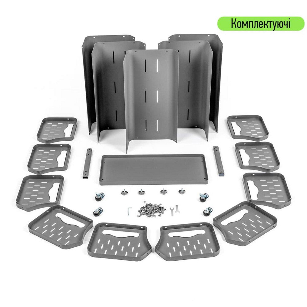 Стелаж універсальний для зберігання п'ятиярусний 60х30х123см SW-00002261 Київ - фото 8