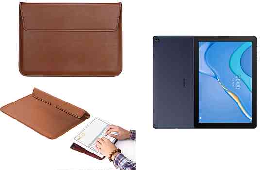 Чохол-конверт VitoCase для Huawei MatePad T10, T10s, T10S (2nd Gen) , з функцією підставки для планшета Коричневий Київ