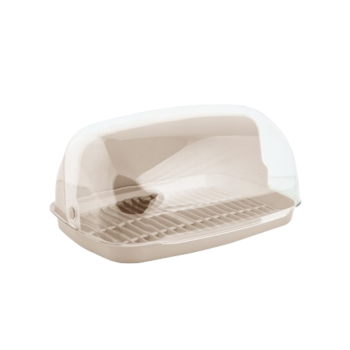 Хлібниця 36*27*18см пластик біла троянда Алеана Житомир