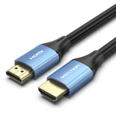 Кабель HDMI M - M, 10.0 м, V2.0, 4K 60Гц, Aluminum Alloy Blue Vention Винница