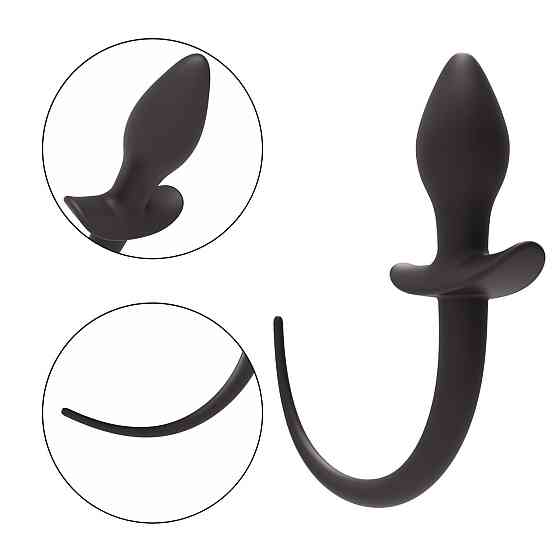 Анальна пробка - Erospace Wild Play Anal Plug With Tail C3 Sex Aura Київ