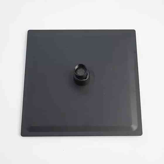 Душ для душевой кабины скрытого монтажа настенный 2 в 1: душ-водопад и классическая лейка Черный Каменец-Подольский