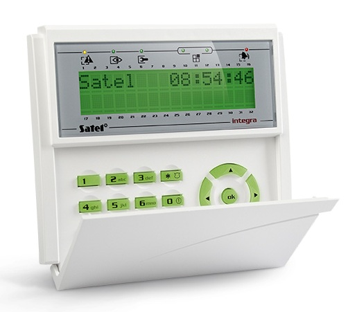 Клавіатура управління системами сигналізації Satel INT-KLCD-GR (Б клас) Луцьк - фото 1