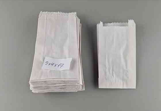 Бумажные пакеты саше  9/4*17 белый (100 шт) Харьков