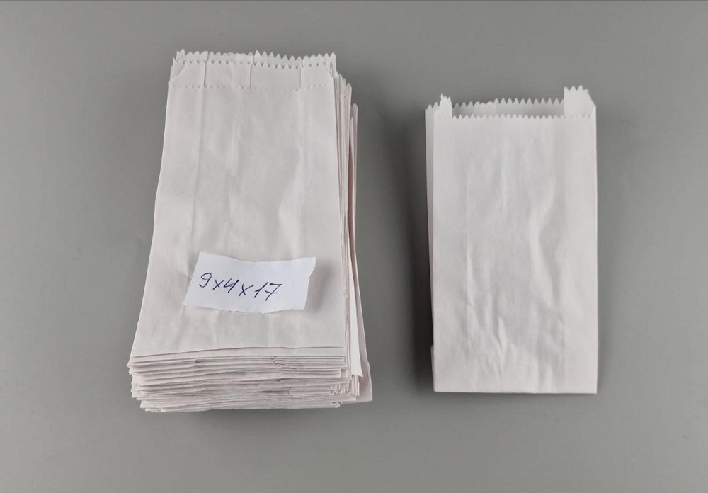 Бумажные пакеты саше  9/4*17 белый (100 шт) Харьков - изображение 3