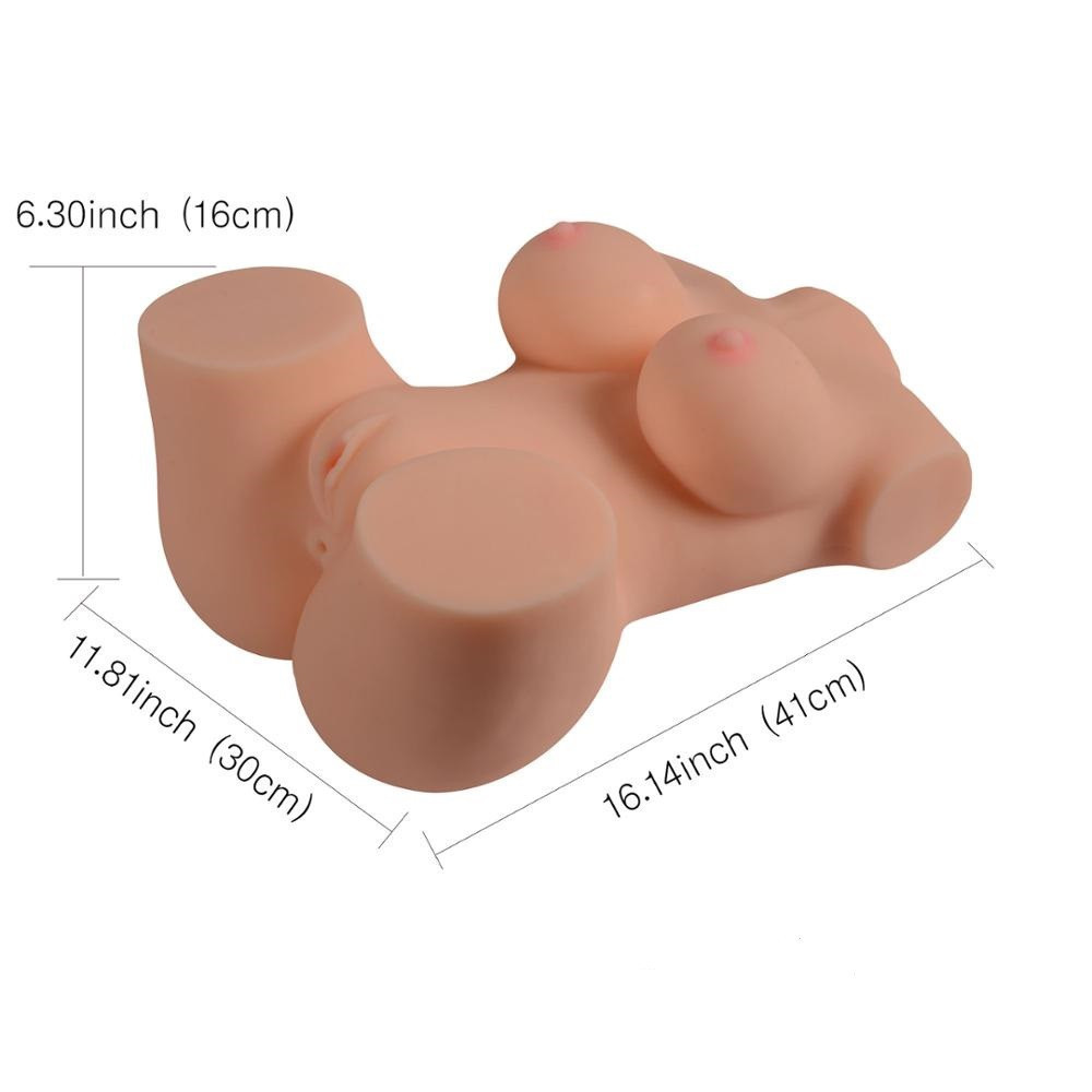 Реалистичное тело-торс Anica Solid Silicone Sexy Doll   L анус-вагина без вибрации телесный Sex Aura Киев - изображение 2