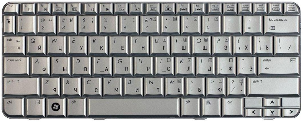 Клавиатура для ноутбука HP Pavilion (TX1000, TX2000, TX2500) Silver, RU Вінниця - фото 2