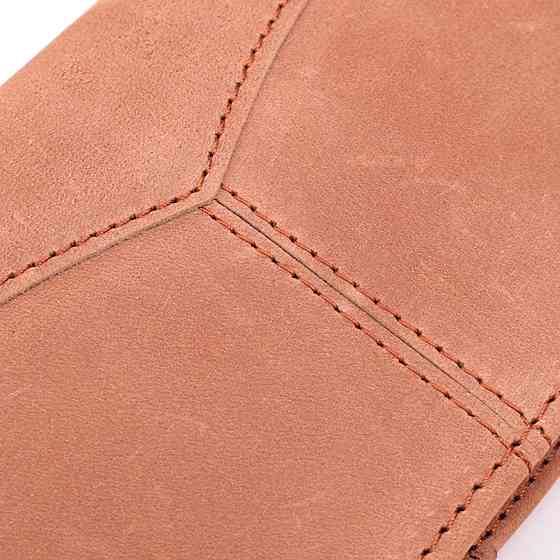 Гаманець унісекс у вінтажній натуральній шкірі 22853 Vintage Рудий Київ