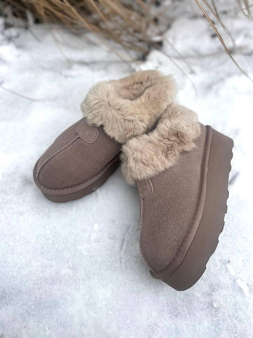 PLPS Угги жіночі PLPS 5802 хакі (зима, замша натуральна) (5664) 38 Коломыя - изображение 3