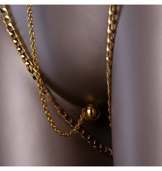 Пояс із золотими ланцюжками Upko Indulge In The Restraints Collection Sex Aura Київ - фото 5