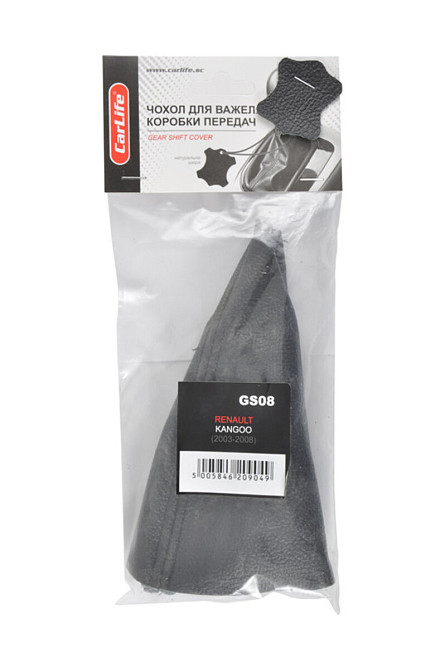 Чохол на важіль КПП Renault Kangoo, чорний Київ - фото 1