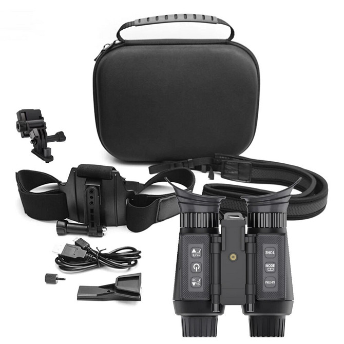 Тактический бинокль ночного видения NV8300 Super Light HD 36MP 3D 4K (до 500м) Винница - изображение 4
